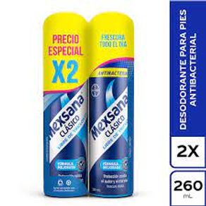 MEXSANA PIES ANTIBACTERIAL X2UND x 260ML