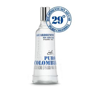 AGUARDIENTE S/A PURO COLOMBIA x 750ML