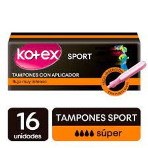 TAMPON KOTEX EVOL SUPER APLC *16UND