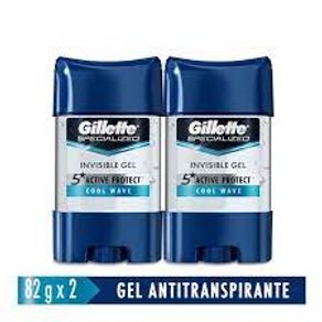 GEL ANTITRANSPIRANTE GILLETTE*2UND*164GR