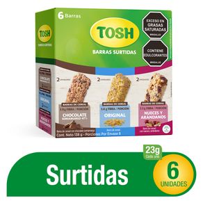 BARRA TOSH GRANOLA SURTIDA S/AZUC*138 GR
