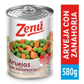 ARVEJA/ZANAHORIA GRANDE LATA ZENU *580GR
