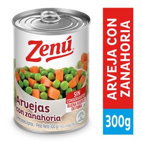 ARVEJA/ZANAHORIA PQÑA LATA ZENU x 300GR