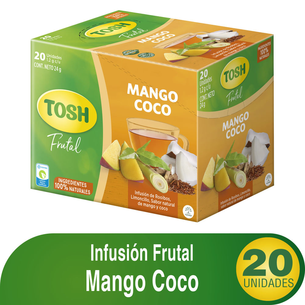 INFUSION TOSH CALIENTE MANGO COCO * 24 G