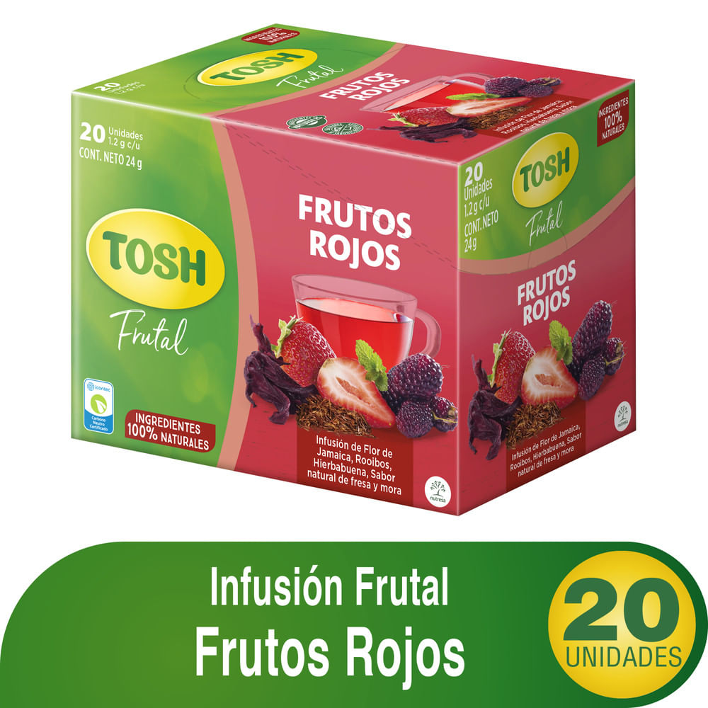 INFUSION TOSH CALIENTE FRUTOS ROJOS * 24