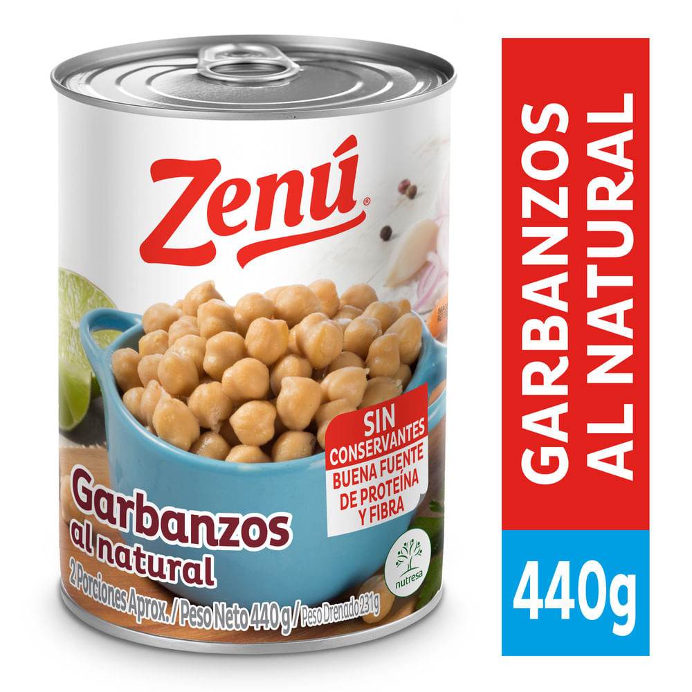 GARBANZO  ZENU  x 440 GR