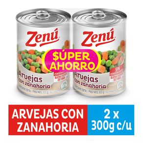 ARVEJA/ZANAHORIA x 2 UND *300GR