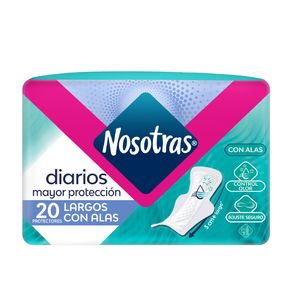 PROTECTORES DIARIOS LARGOS ALAS x 20U