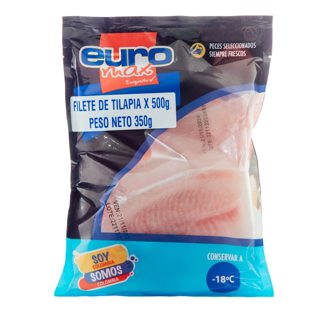 FILETE DE TILAPIA EUROMAX * 350GR