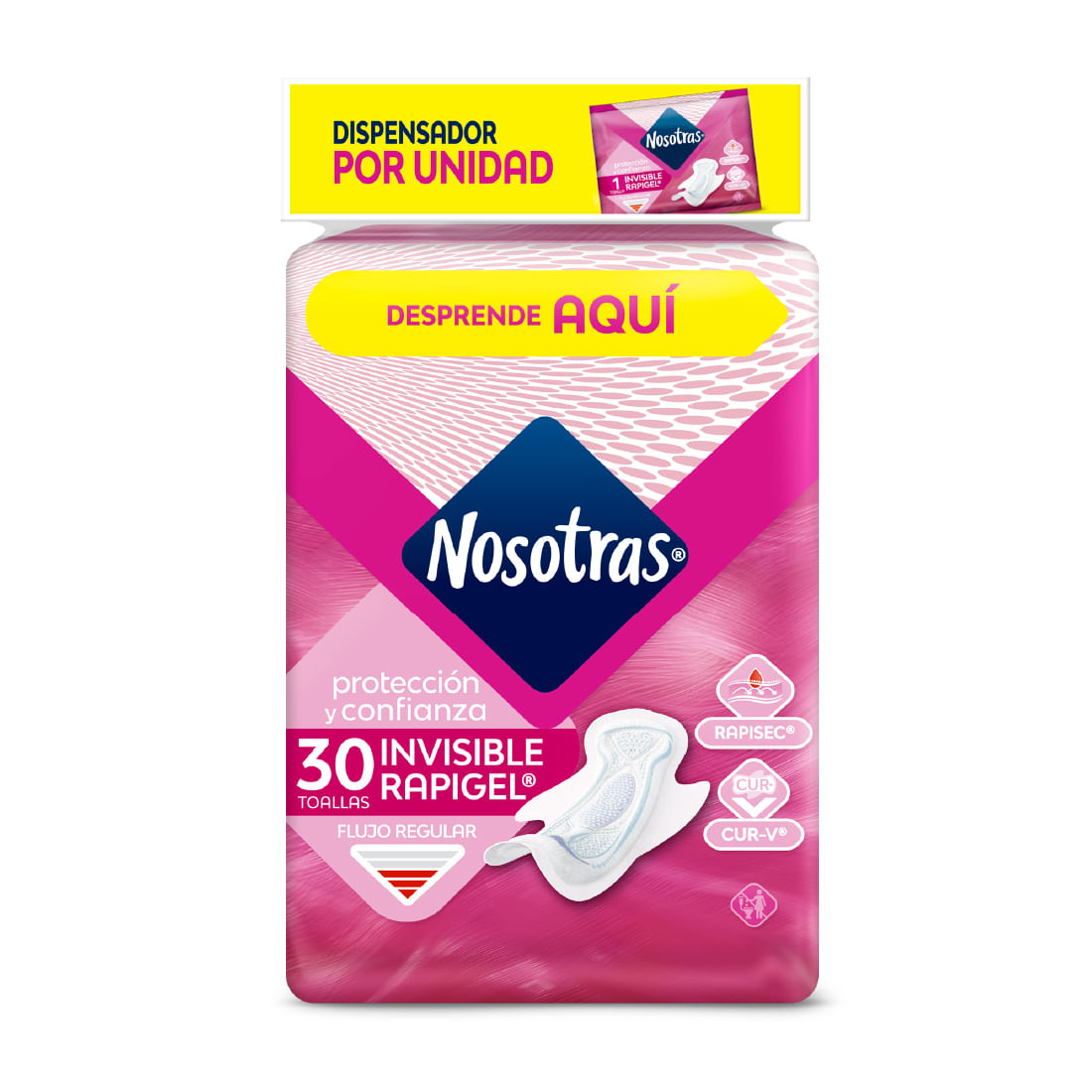 NOSOTRAS INVISIBLE RAPIGEL x 30U