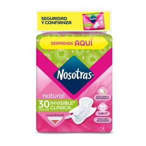 NOSOTRAS INVIBLE CLASICA TELA x 30U