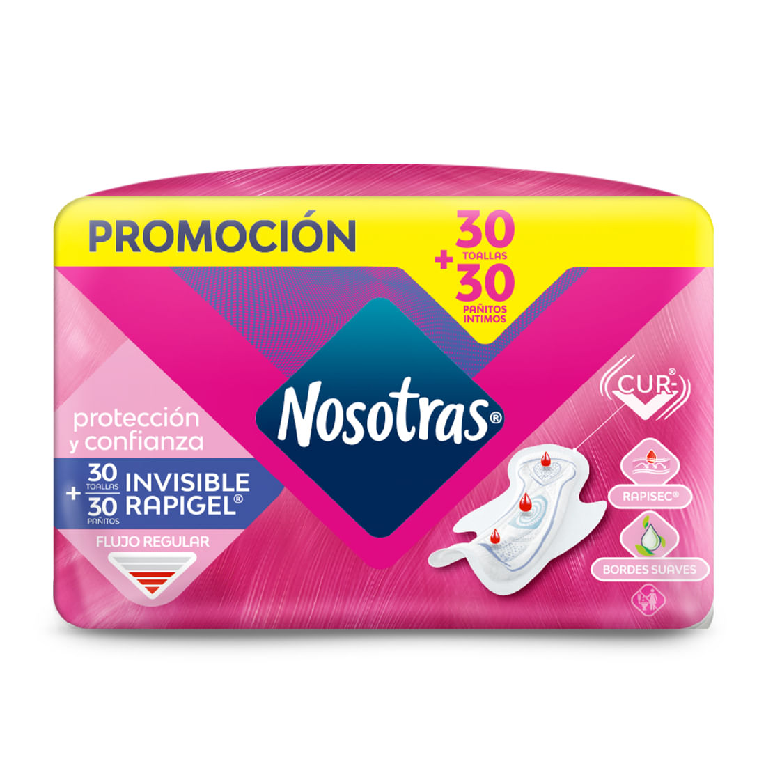 T.H NOSOTRAS INV R/GEL *30U+30 PAÑITOS