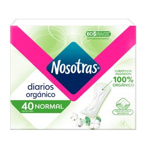 PROCTECTORES NOSOTRAS DIARIOS ORGANIx40U