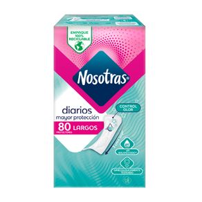NOSOTRAS DIARIOS LARGOS x 80U