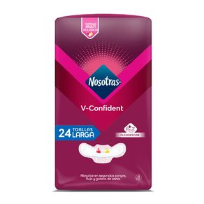 TOALLA NOSOTRAS VCONFIDENT LARGAx24 UN