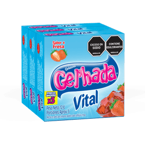 GELATINA VITAL GELHADA X 3 UND X 12 GR