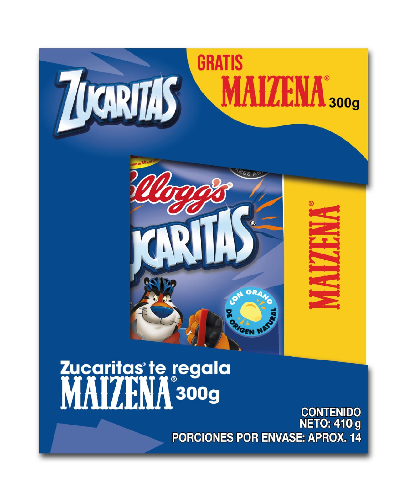 CEREAL ZUCARITAS KELLOGG+GR MAIZENA*410G