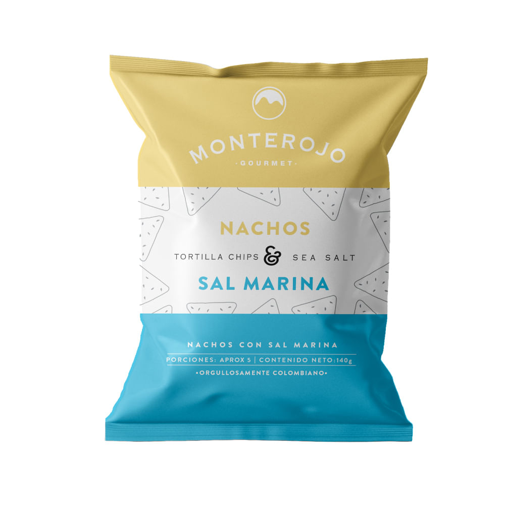 NACHOS SAL MARINA MONTEROJO X 140 GR