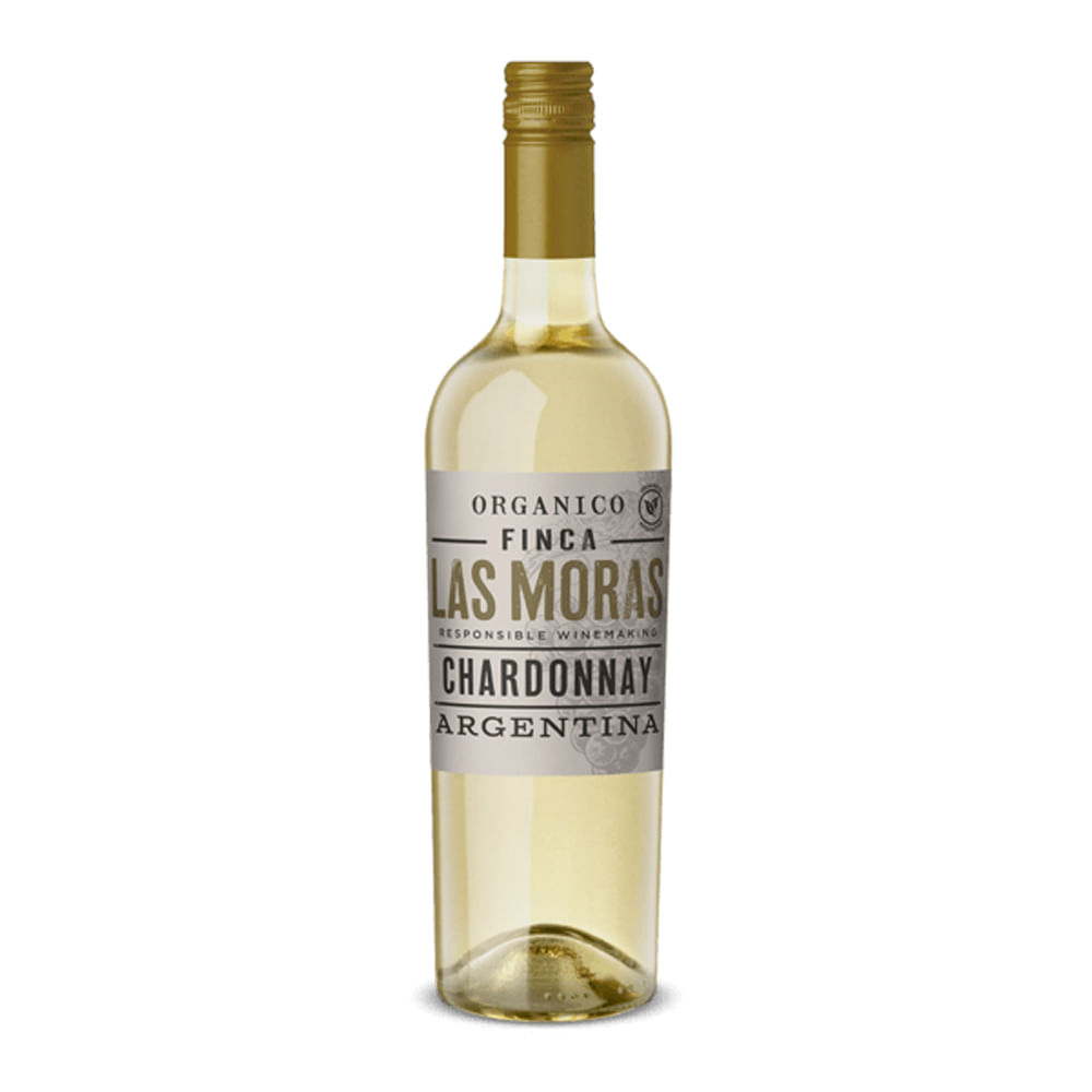 VINO BCO ORGA CHARDONNAY LAS MORAS*750ML