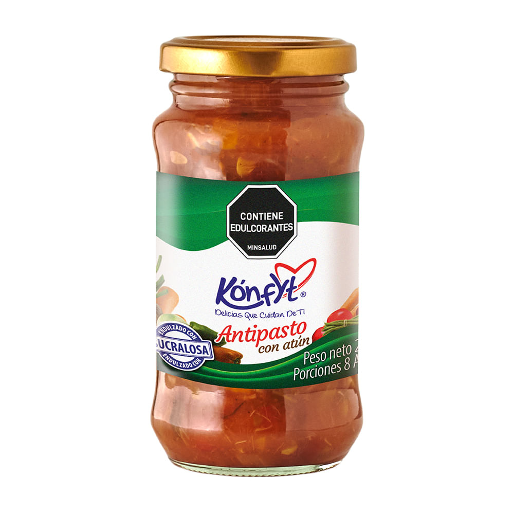 ANTIPASTO CON ATUN KONFYT  x 245 GR