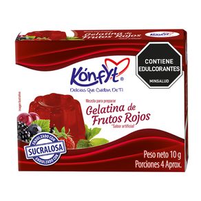 GELATINA DE FRUTOS ROJOS KONFYT
