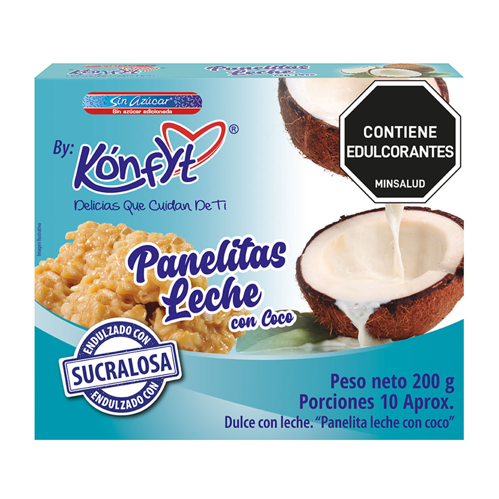 PANELITA COCO SIN AZUCAR *200GR