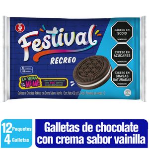 GALLETA FESTIVAL RECREO x 432 GR