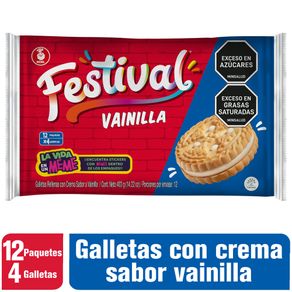 GALLETAS FESTIVAL VAINILLA x 403GR