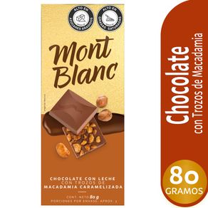 MONTBLANC CHOCO DE LECHE CON MACADAMIA