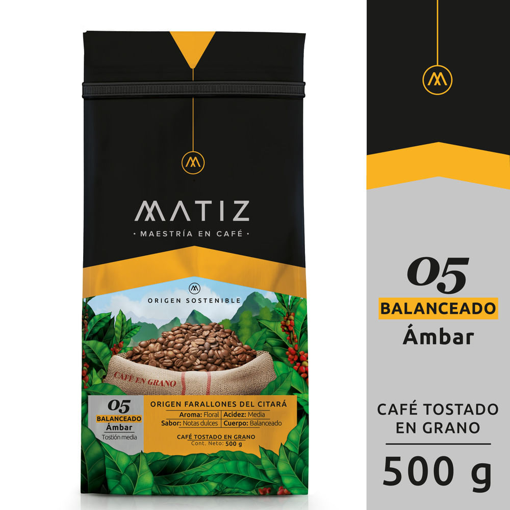 CAFE MATIZ AMBAR GRANO*500GR