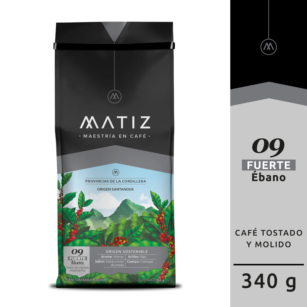 CAFE MATIZ EBANO MOLIDO x 340GR