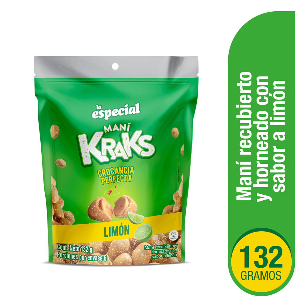 MANI KRAKS LIMON LA ESPECIAL  x 132 GR