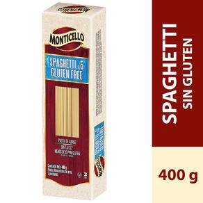 ESPAGUETTI MONTICELLO GLUTEN FREE*400GR