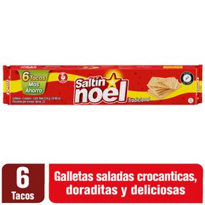 GALLETA SALTIN NOEL 6 TACOS x 524 GR