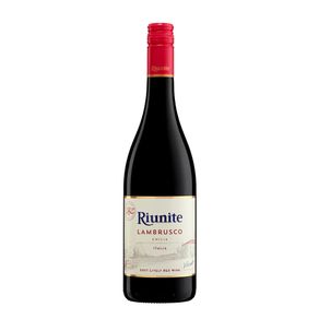VINO LAMBRUSCO TINTO RIUNITE x 750 ML