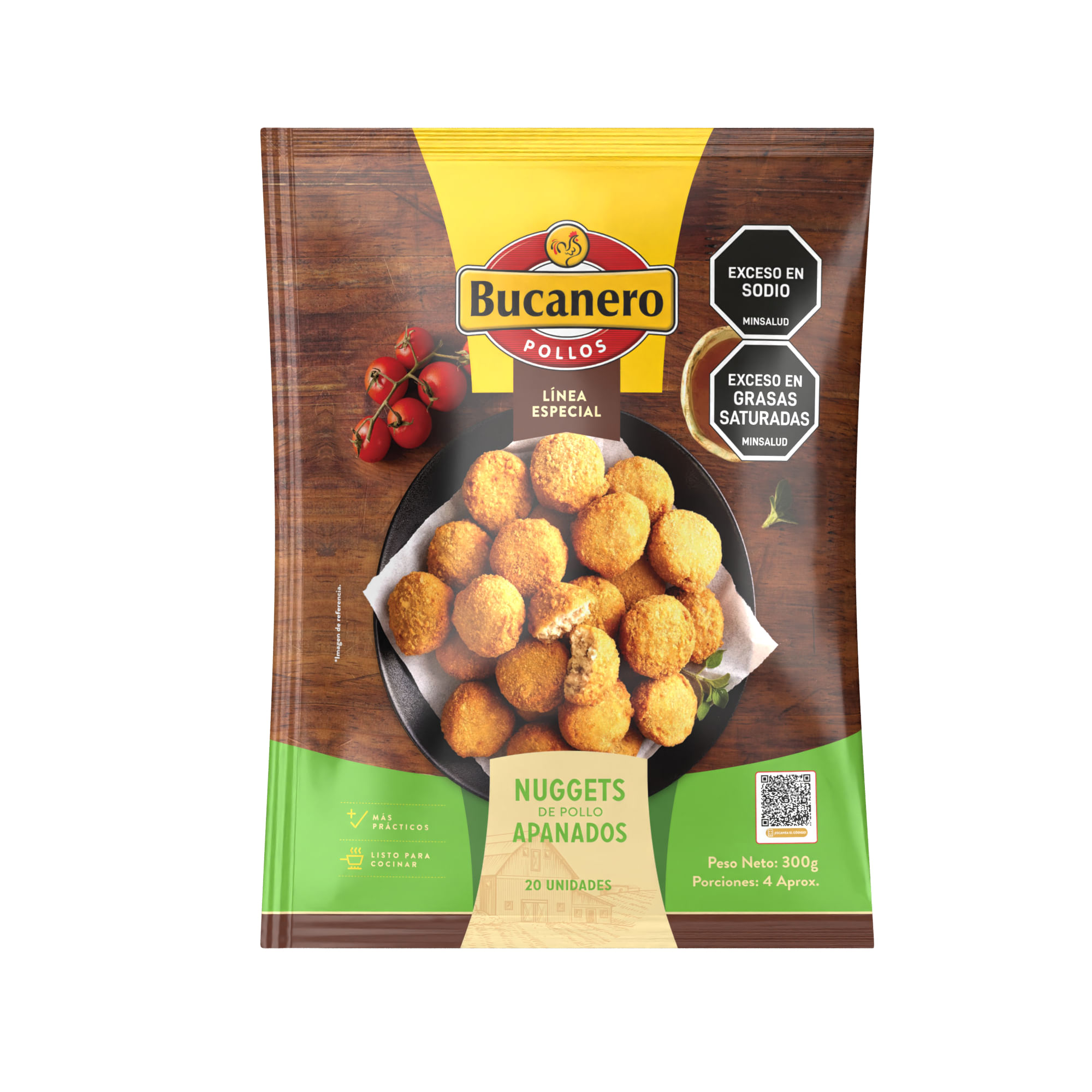 NUGGEST DE POLLO BUCANERO X 300 GR