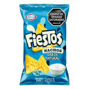 FIESTOS NACHOS SABOR NATURAL RAMO*190GR