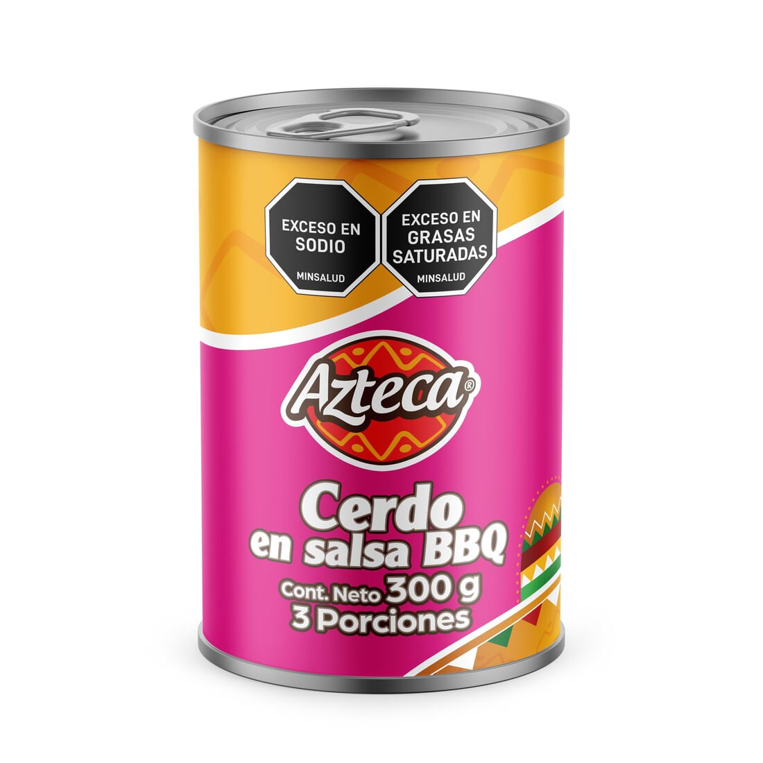 ENLAT CERDO DESMECH EN SALSA AZTECA*300G