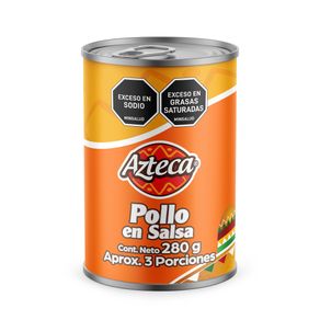ENLAT POLLO DESMECHA EN SALS AZTECA*280G