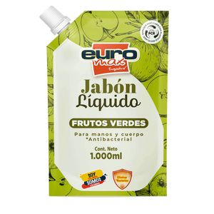 Jabon Liquid Frutos Verdes Euromax*1000M