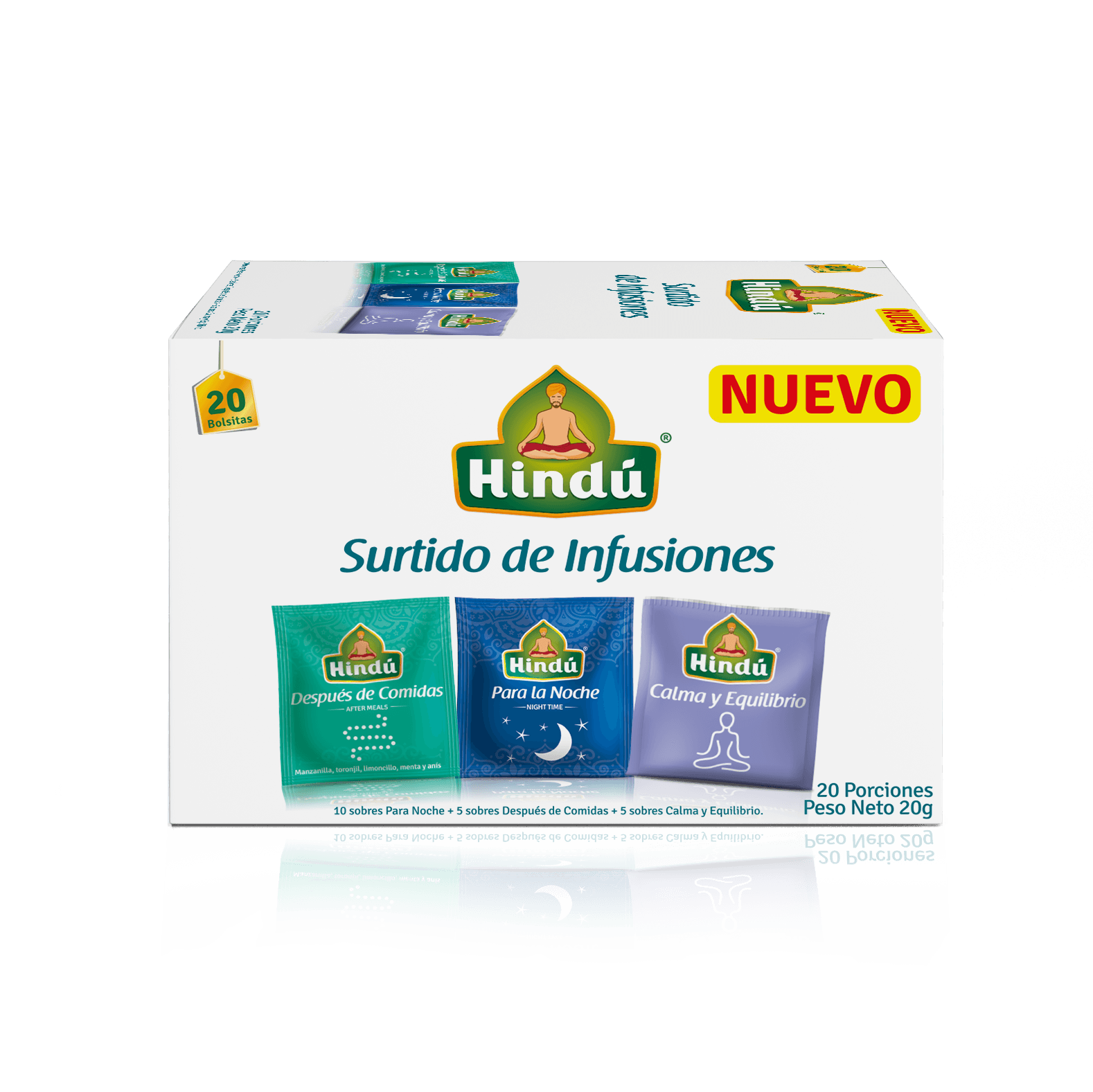 SURTID INFUSIONS CALM Y EQUIL HINDU*144G