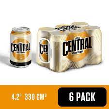 CERVEZA CENTRAL SIXPACK EN LATA X 330 ML