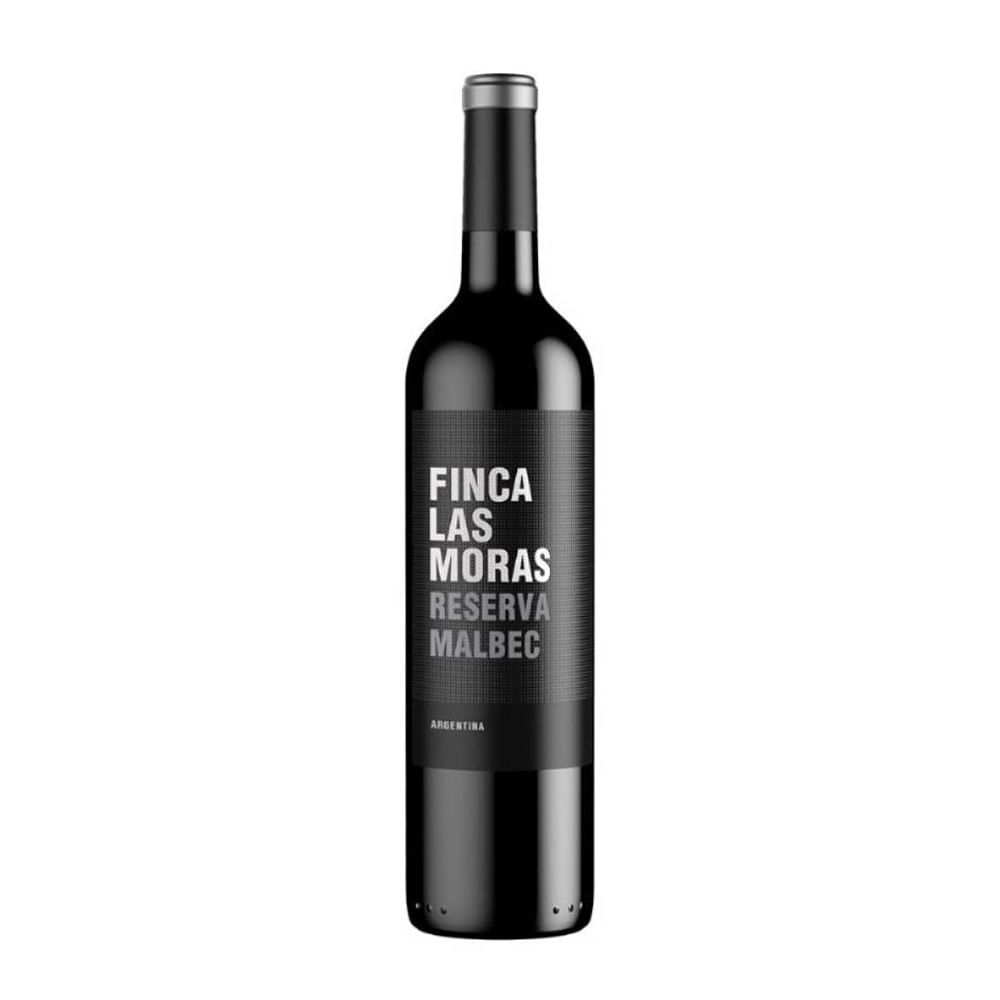 VINO LAS MORAS TINTO MALBEC RESERV*750ML
