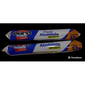 PAPEL ALUMINIO EUROMAX X 13 METROS