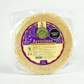 TORTILLA DE ARROZ INTEGRAL*5UND*225GR