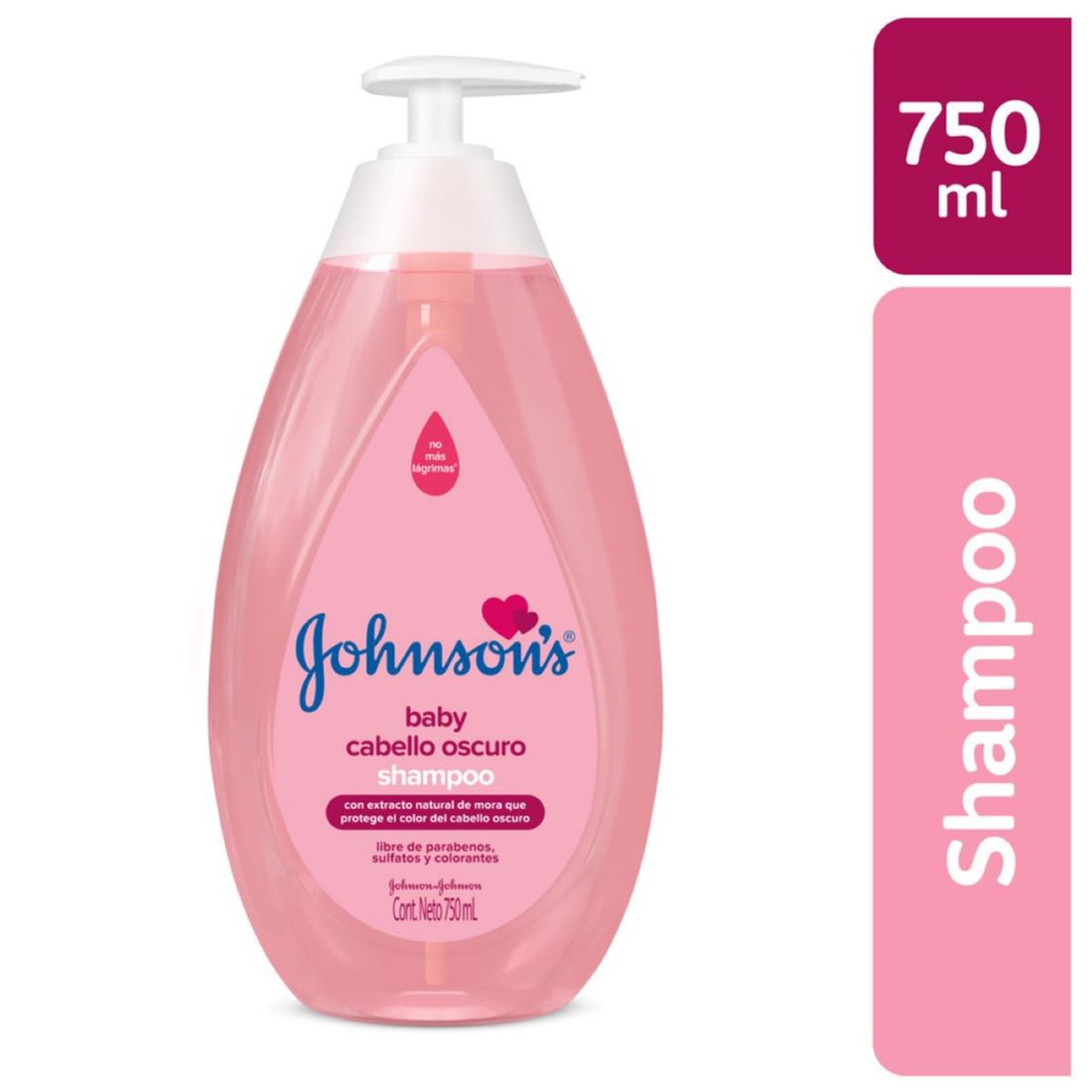 SHAMPOO MORA JOHNSONS  x  750 ML