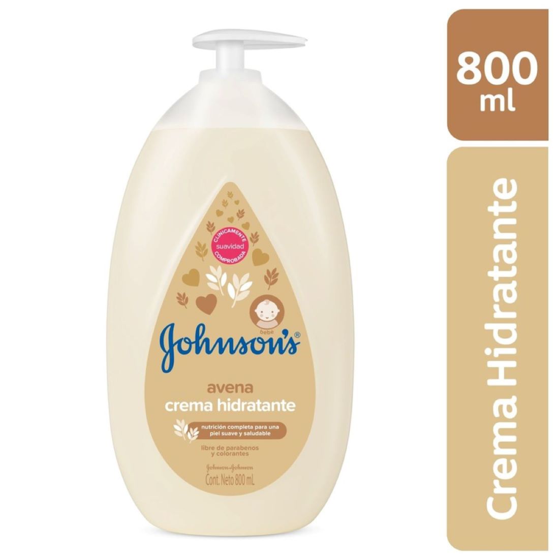CREMA LIQUIDA AVENA JOHNSONS  x  800 ML