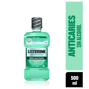LISTERINE ANTICARIES ZERO ALCOHOL*500 ML