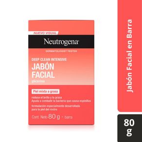 JABON NEUTROGENA DEEP CLEAN*80GR