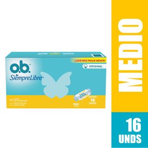 TAMPON OB ORIGINAL MEDIO * 16 UND